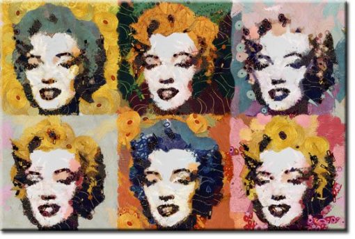 dekoracje do salonu Marilyn Monroe