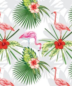 flamingi jako tapeta