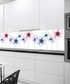 fototapeta kuchenna w kwiaty