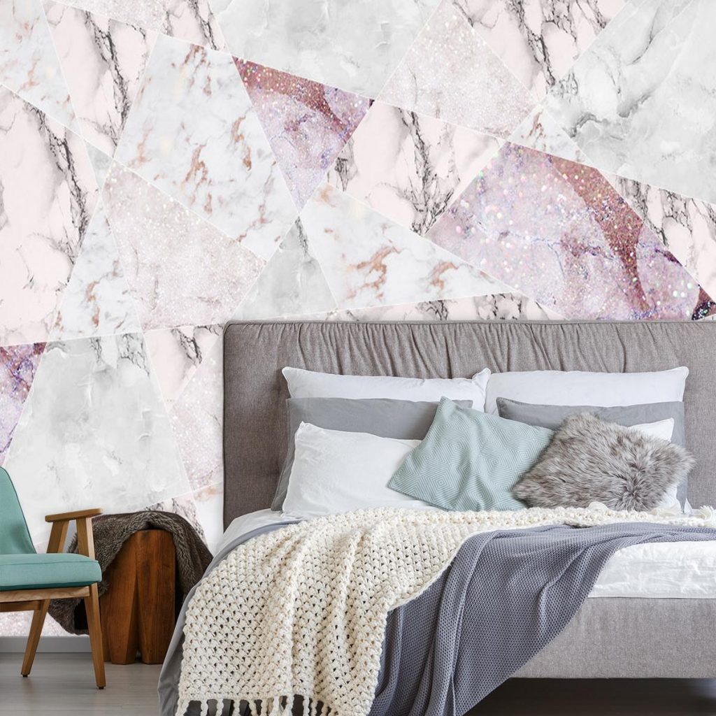 Foto-tapeta ze strukturą marmuru