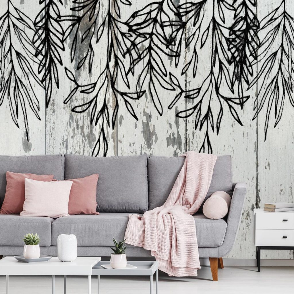 Fototapeta z motywem desek do pokoju