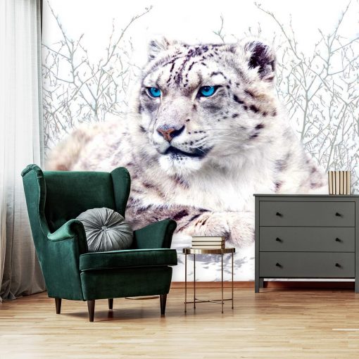 Fototapeta z białym gepardem