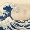 Wielka Fala w Kanagawie Hokusai - tapeta inspirowana obrazem