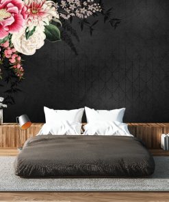 Foto-tapeta z kwiatami do sypialni