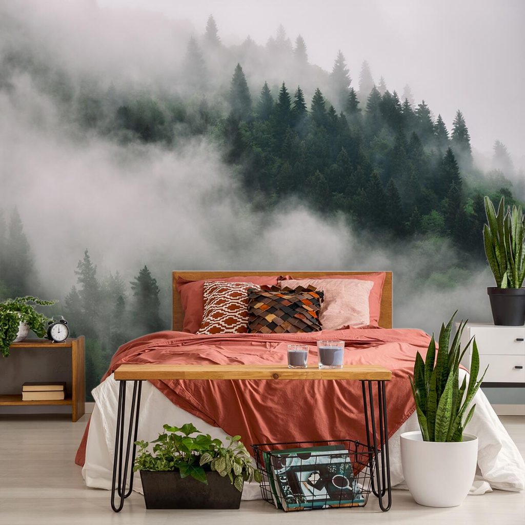 Fototapeta z drzewami - przestrzenna